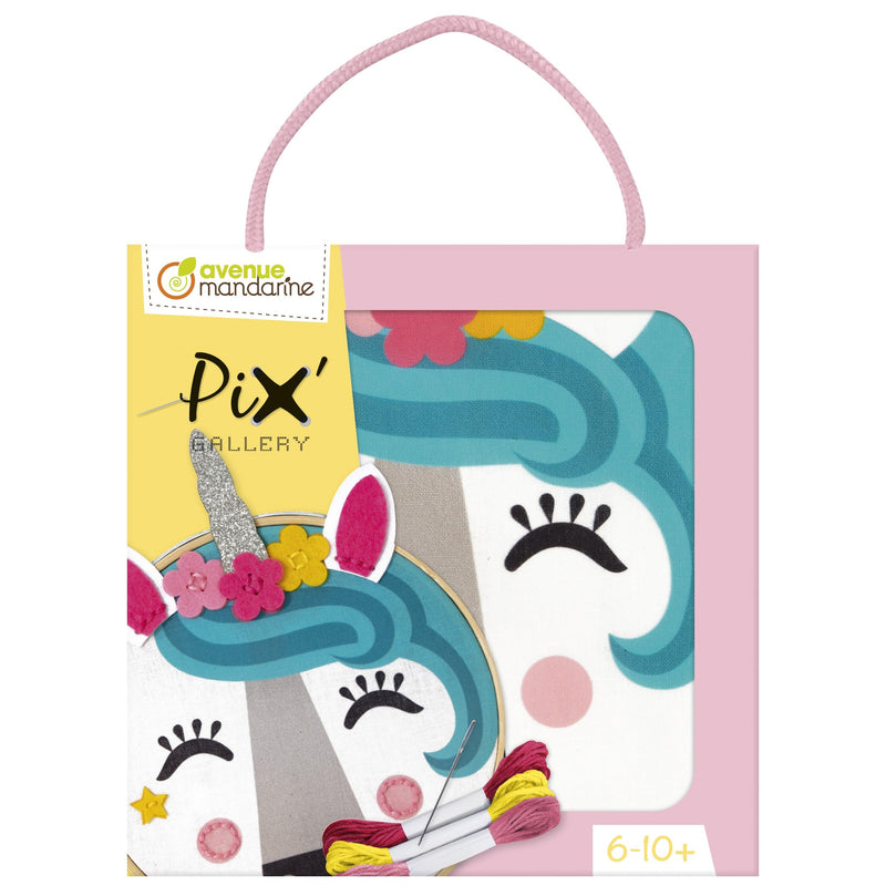 Avenue Mandarine - Pix Gallery - Unicorn Tambourine | 18 x 18 cm / 7.1 x 7.1 in