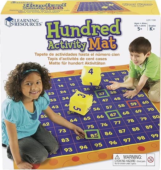Learning Resources - Hip Hoppin" Hundred Mat