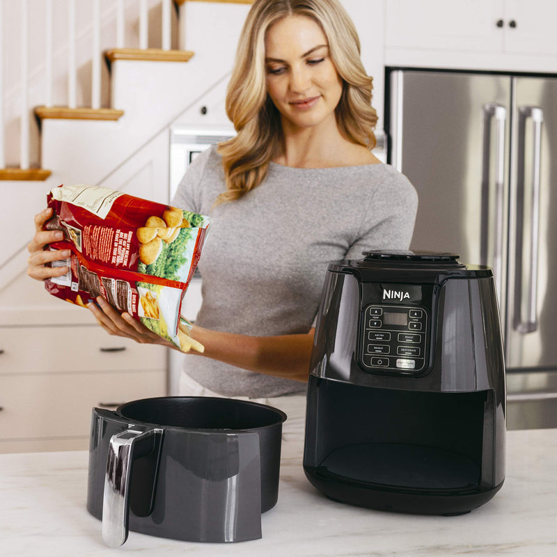 Ninja Air Fryer AF100C, 4 qt., Charcoal Grey