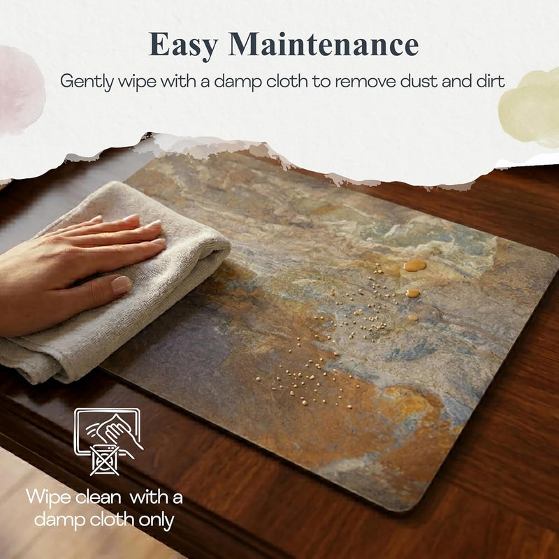 Pimpernel - Earth Slate Place Mats (Set of 4)