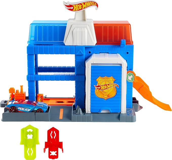 Hot Wheels - DOWNTOWN POLICE STATION PLAYSET