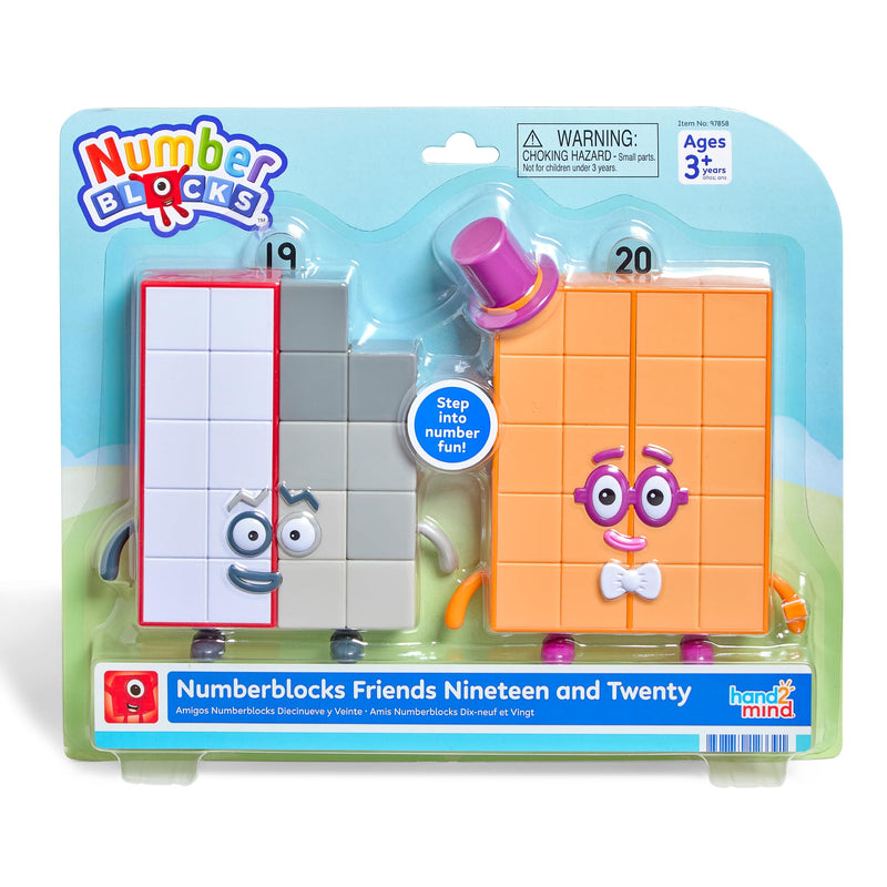 Hand 2 Mind - NUMBERBLOCKS FRIENDS FRIENDS NINETEEN AND TWENTY FIGURE PACK
