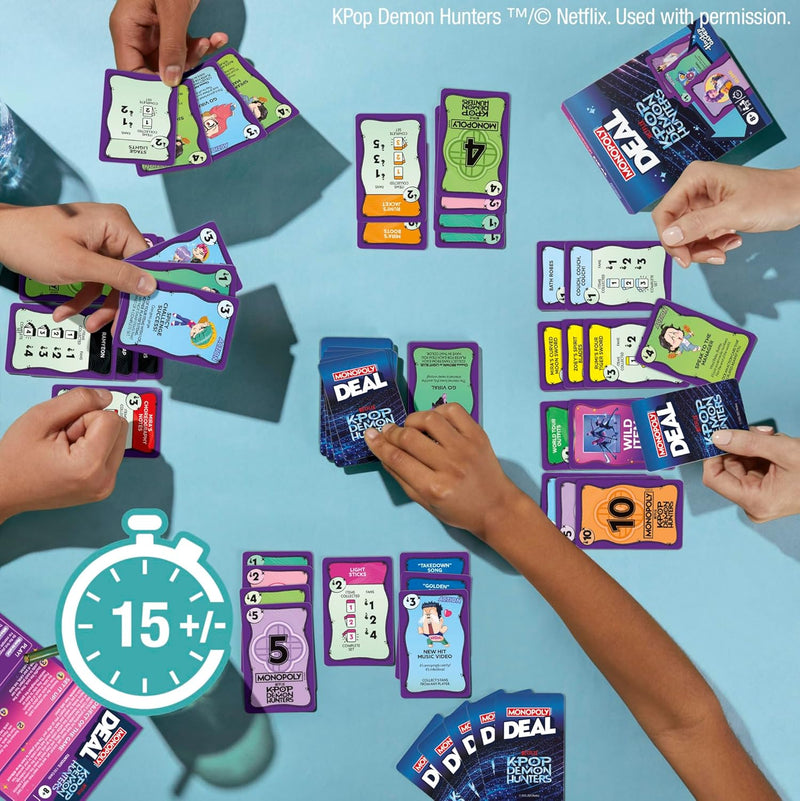 Hasbro - MONOPOLY DEAL - KPOP DEMON HUNTER