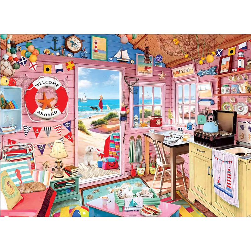 Eurographics - 1000 Piece Jigsaw Puzzle - Ocean Cottage - Ray Powers