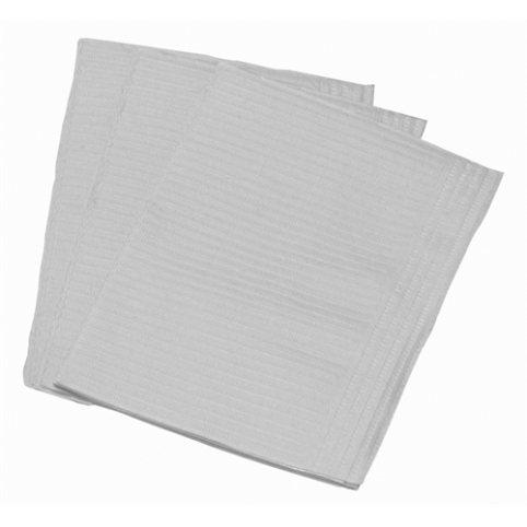Belmonda - Dental Bibs Plastic Back "White" (500Pkk)