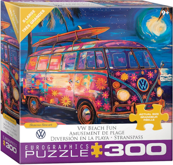 Eurographics - 300 Piece Jigsaw Puzzle - VW Beach Fun - Shawna Stewart