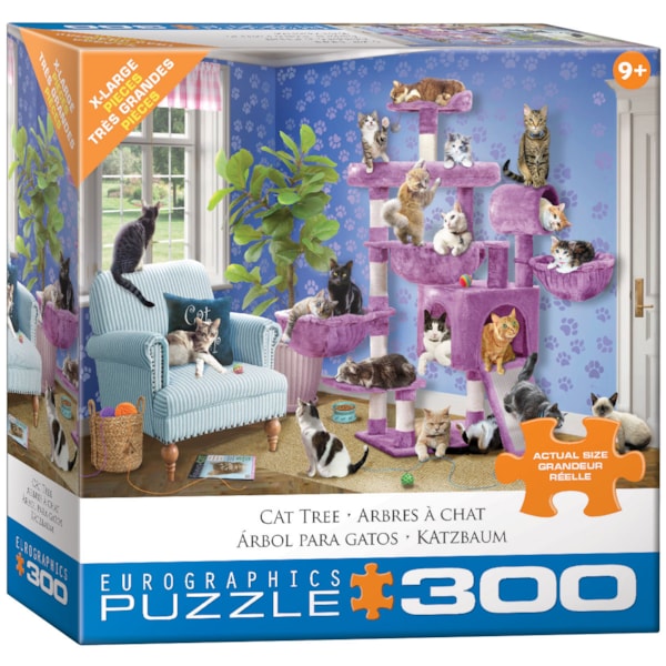 Eurographics - 300 Piece Jigsaw Puzzle - Cat Tree - Robert Giordano