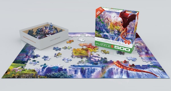 Eurographics - 500 Piece Jigsaw Puzzle - Dragon Kingdom - Jan Patrik