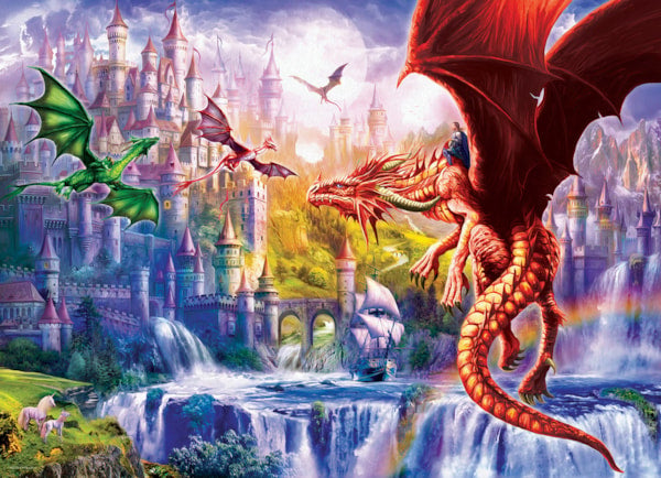 Eurographics - 500 Piece Jigsaw Puzzle - Dragon Kingdom - Jan Patrik