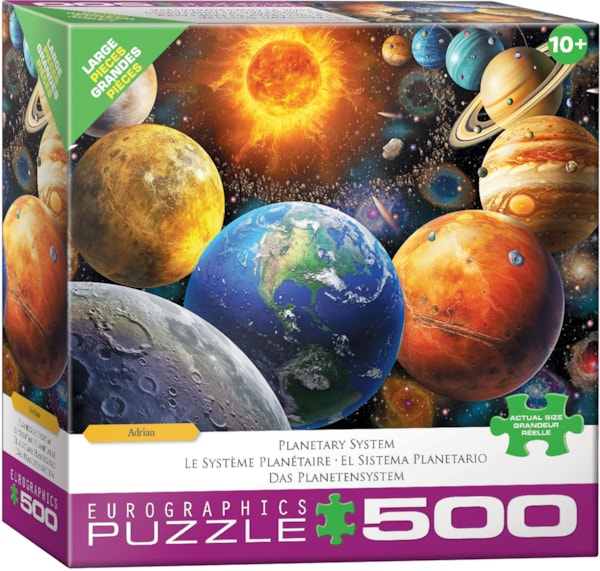 Eurographics - 500 Piece Jigsaw Puzzle - Solar System - Adrian