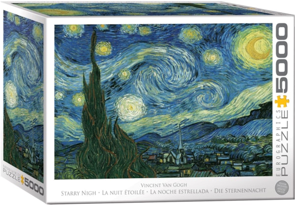 Eurographics - 5000 Piece Jigsaw Puzzle - Stary Night - Vincent Van Gogh Puzzles