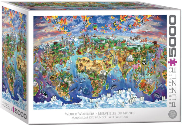 Eurographics - 5000 Piece Jigsaw Puzzle - World Wonders - Maria Rabinky Puzzles