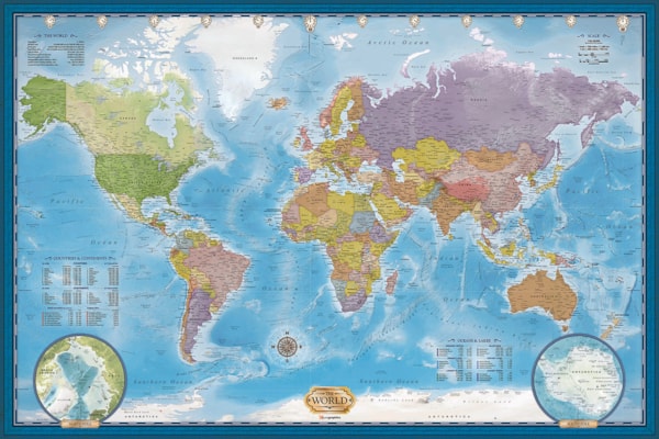 Eurographics - 5000 Piece Jigsaw Puzzle - Map of The World Puzzles