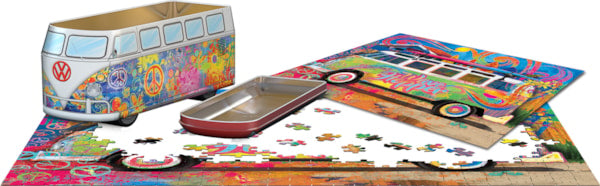 Eurographics - 550 Piece Jigsaw Puzzle - VW - Bus | Tin - Wave Hopper