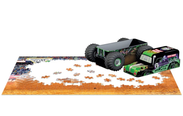 Eurographics - 550 Piece Jigsaw Puzzle - Grave Digger - Monsterjam | Tin