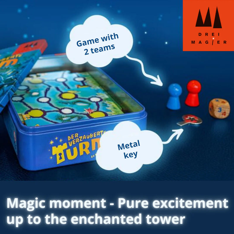 Schmidt Spiele - The Enchanted Tower Game - Metal Box