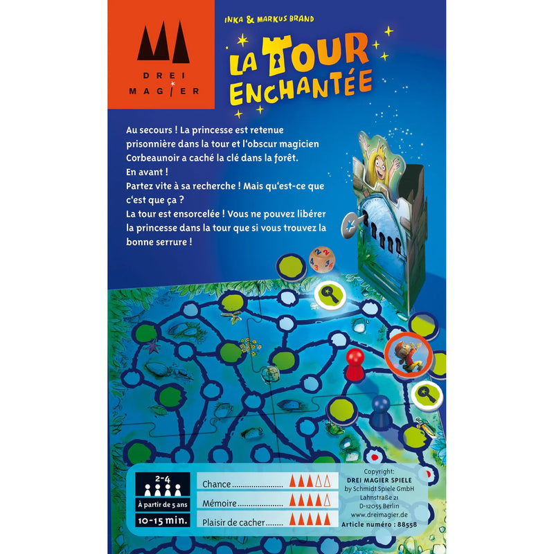 Schmidt Spiele - The Enchanted Tower Game - Metal Box