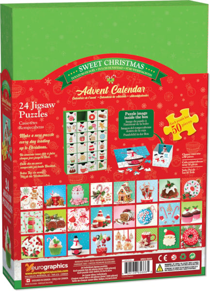 Eurographics - Advent Calendar - Sweet Christmas | 24 Jigsaw Puzzles