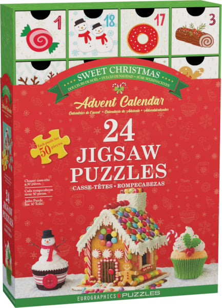 Eurographics - Advent Calendar - Sweet Christmas | 24 Jigsaw Puzzles