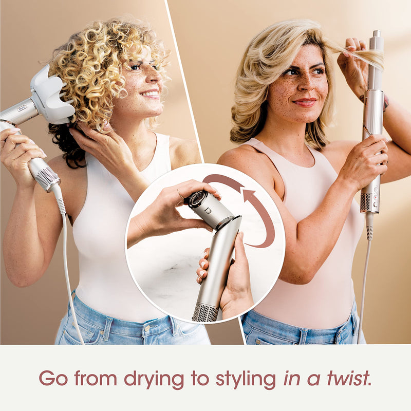 Shark FlexStyle Air Styling & Drying System HD435C, Stone