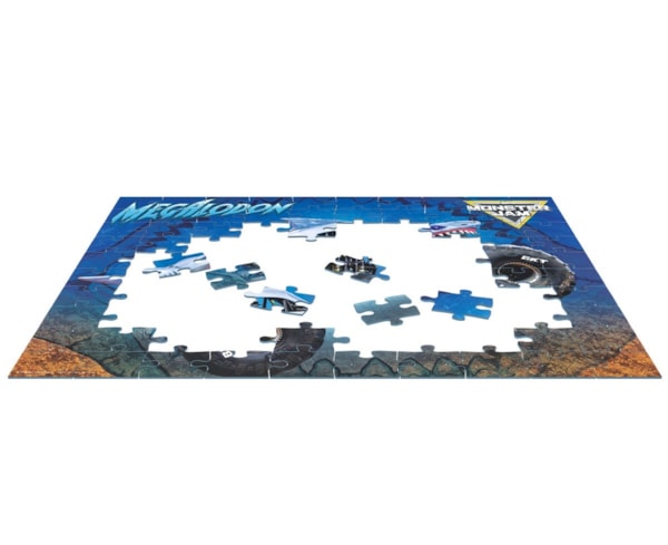 Eurographics - 100 Piece Jigsaw Puzzle - Megalodon - Monster Jam | Lunch Bag