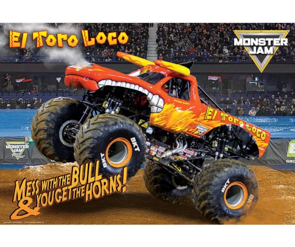 Eurographics - 100 Piece Jigsaw Puzzle - El Toro Loco - Monster Jam | Lunch Bag