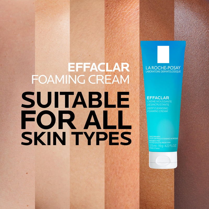 La Roche-Posay - Effaclar Foaming Cream Cleanser - 125 mL
