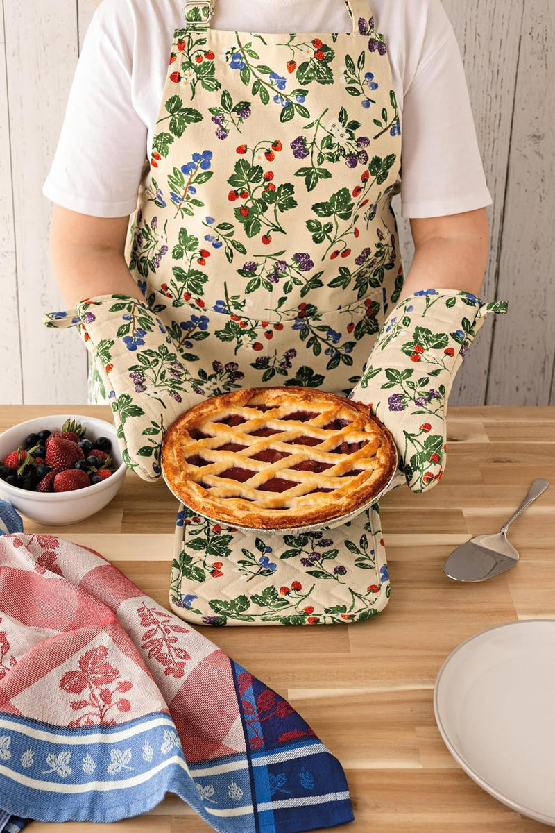 Now Designs - chef apron-Berry Bramble