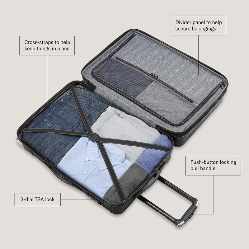 Samsonite Omni 2 Carry-On Suitcase 141130-8890, Icy Lilac