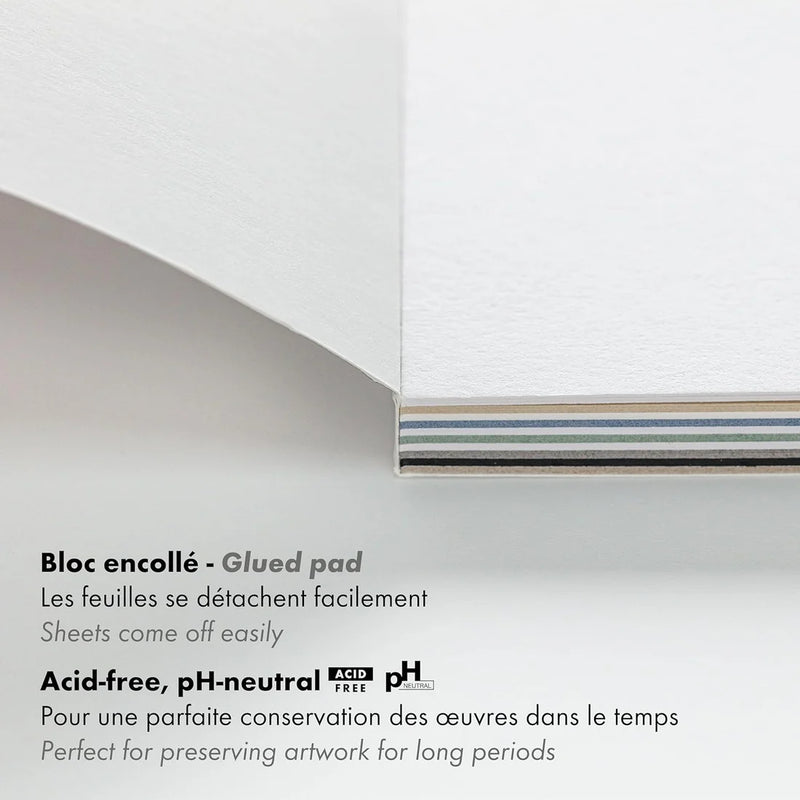 Clairefontaine - Paint'On Drawing pad Mix 27S (9X3S) Ass.A5 250g