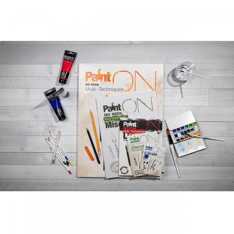 Grained Paint On Glued Pads 20 sheets A5 (5.8 x 8.3 in)