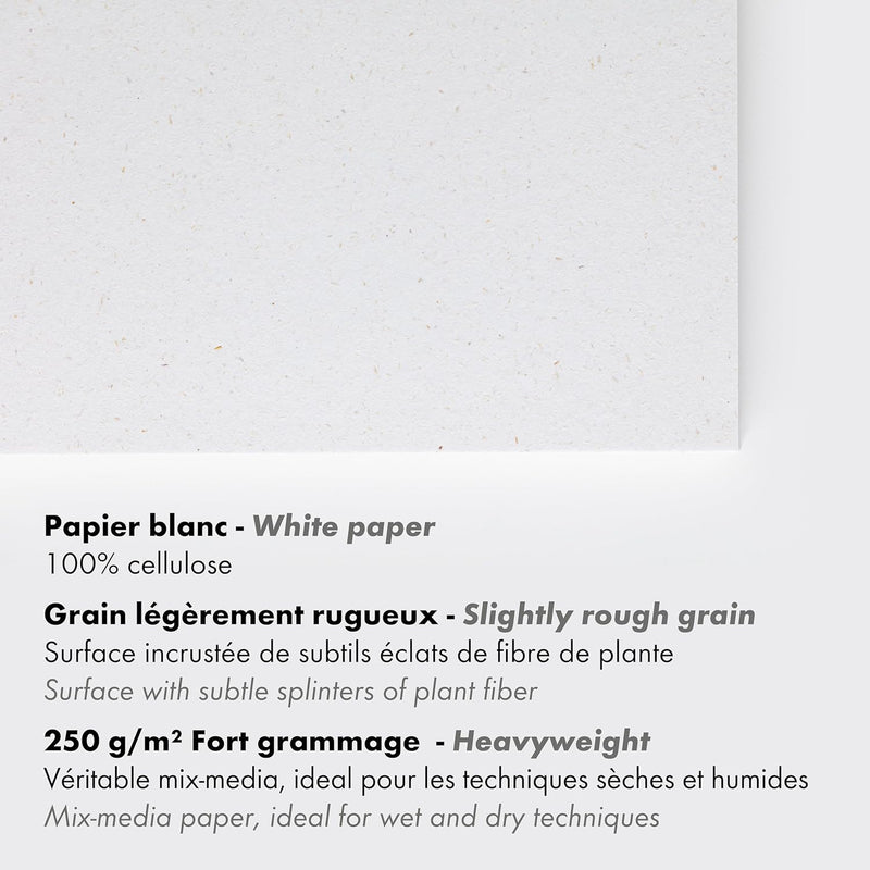 Clairefontaine Paint’On Grained pad – A4 project 2