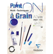Clairefontaine Paint’On Grained pad – A3 front