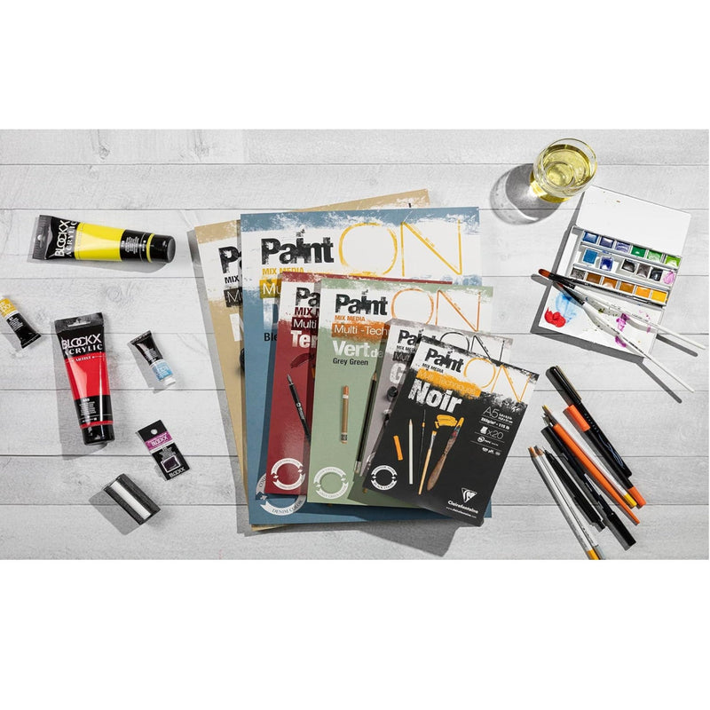 Painting On Multi Technic Black 250G 20 sheets A4 (8.25 x 11.75 in)