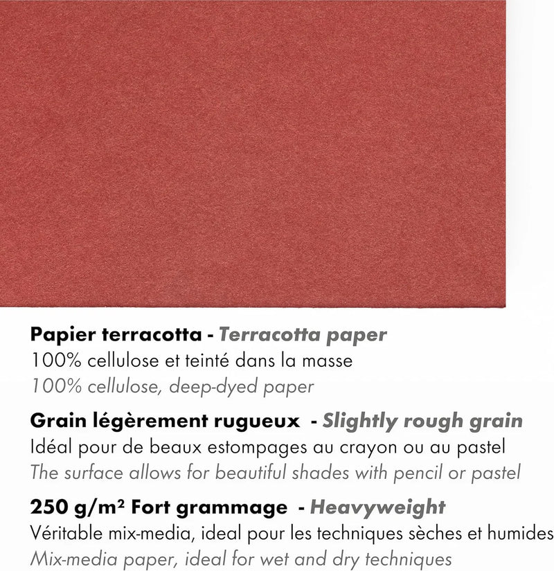 Clairefontaine - PaintON pad Mix6 24 sheets 6x4sh A3