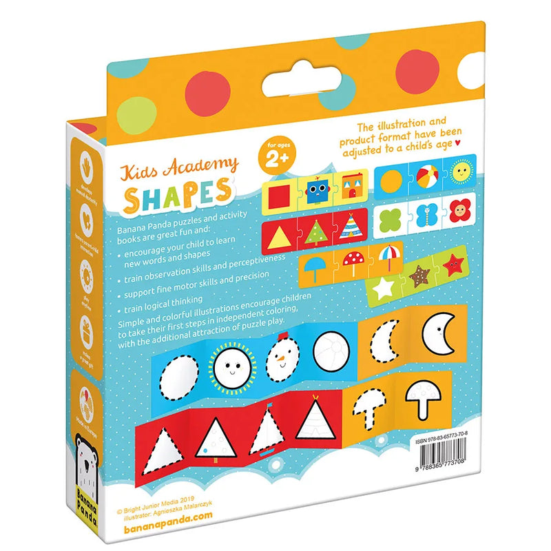 Banana Panda - KID ACADEMY - PLAYSET - SHAPES (2+) - Limolin 