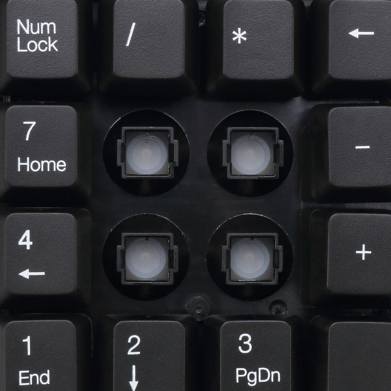 Adesso - Adesso Keyboard Wired SlimTouch Mini with Touchpad - Black