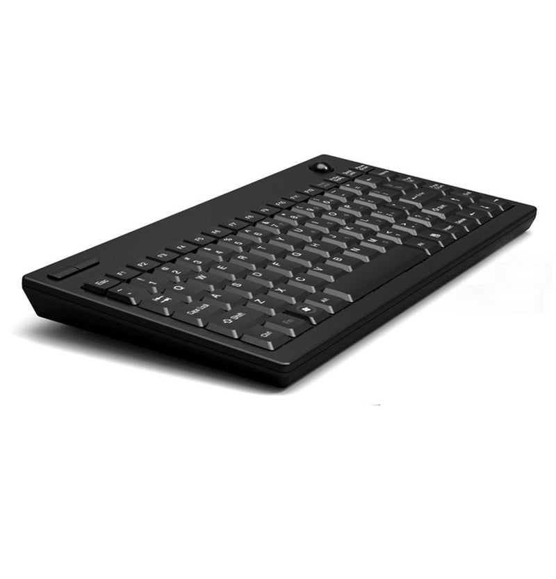 Adesso - Keyboard Wired Tru-Form 310 Mini with Trackball - Black