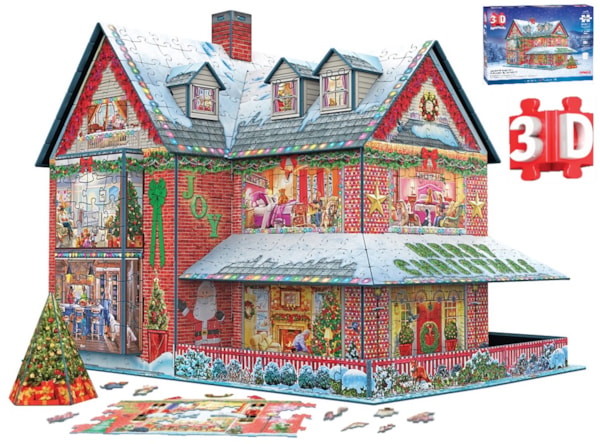 Eurographics - 3D Jigsaw Puzzle - Christmas House