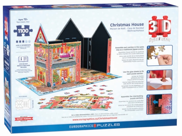 Eurographics - 3D Jigsaw Puzzle - Christmas House