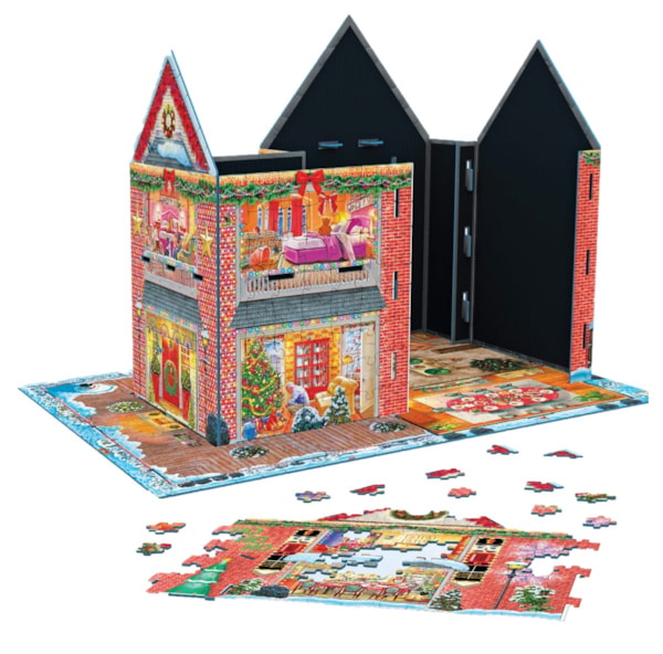 Eurographics - 3D Jigsaw Puzzle - Christmas House