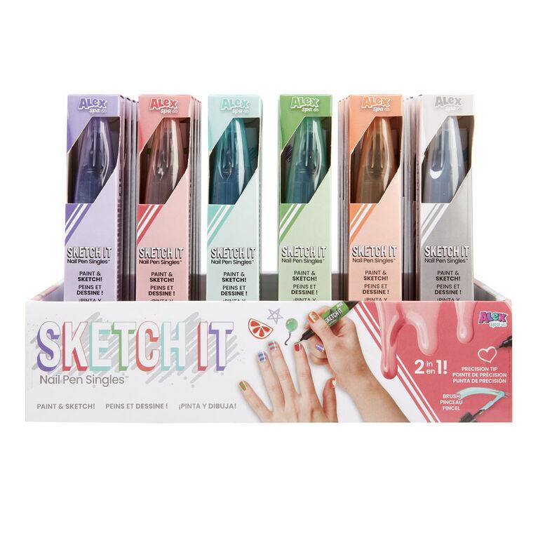 ALEX - Sketch-It Nailpen Singles - Limolin 