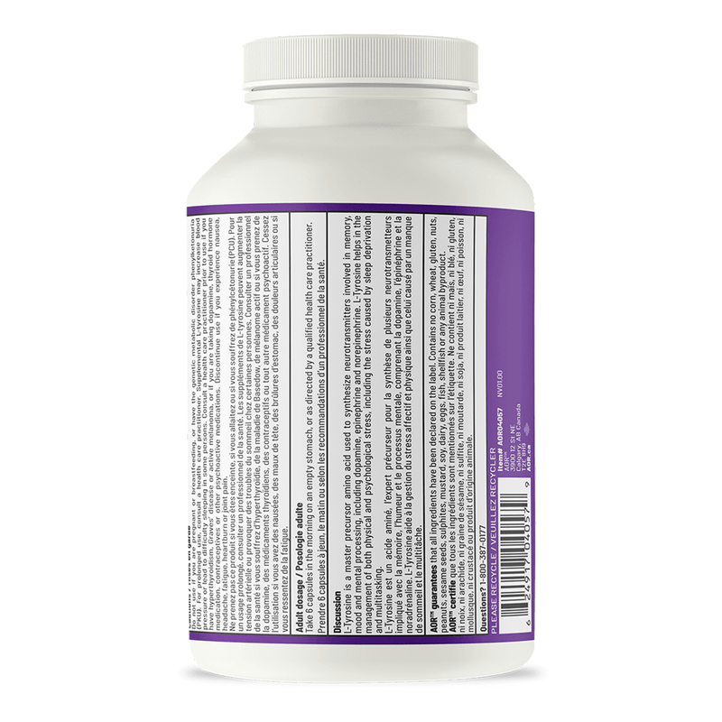 AOR - L-Tyrosine 180caps - Limolin 