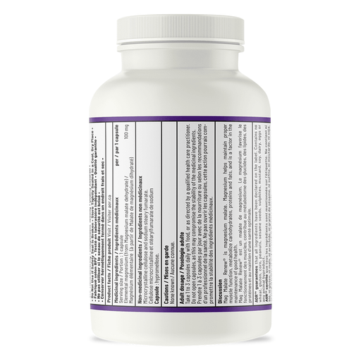 AOR - Mag Malate Renew 120caps - Limolin 
