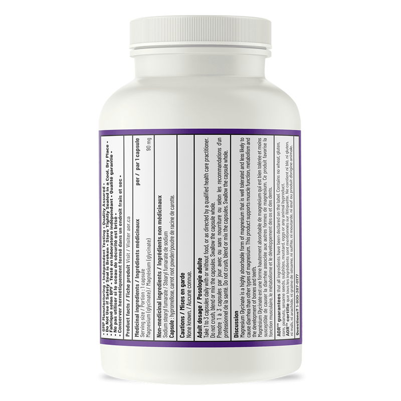 AOR - Magnesium Glycinate 90caps - Limolin 