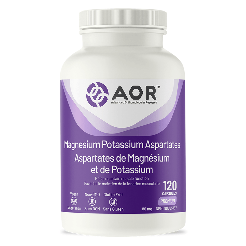 AOR - Magnesium/Potassium Aspartates 120caps - Limolin 