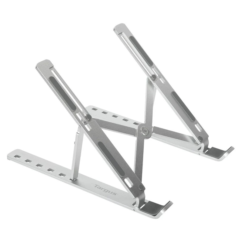 Targus - Targus Laptop/Tablet Portable Stand Ergonomic Aluminum Fits 10 - 15in Screens Foldable with Pouch - Silver