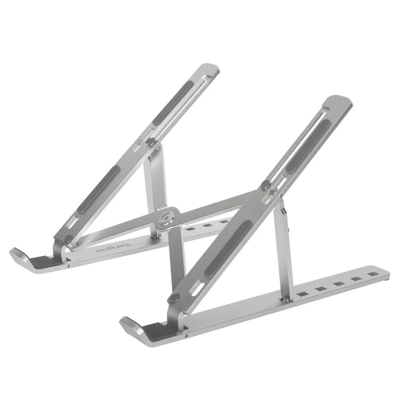 Targus - Targus Laptop/Tablet Portable Stand Ergonomic Aluminum Fits 10 - 15in Screens Foldable with Pouch - Silver