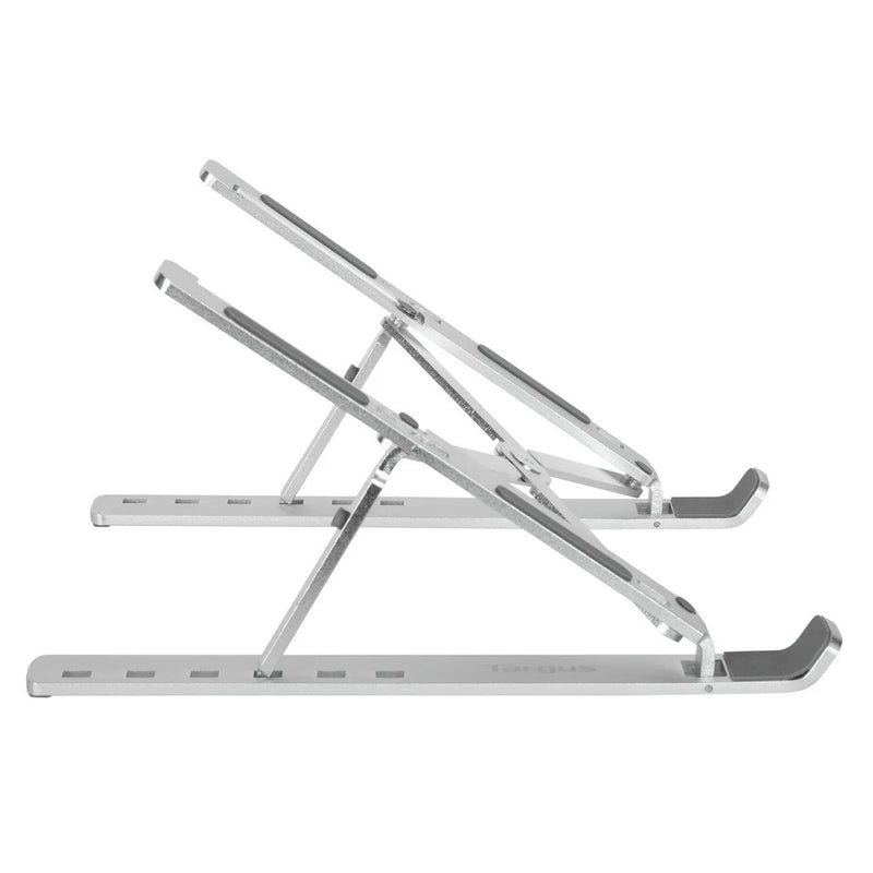 Targus - Targus Laptop/Tablet Portable Stand Ergonomic Aluminum Fits 10 - 15in Screens Foldable with Pouch - Silver
