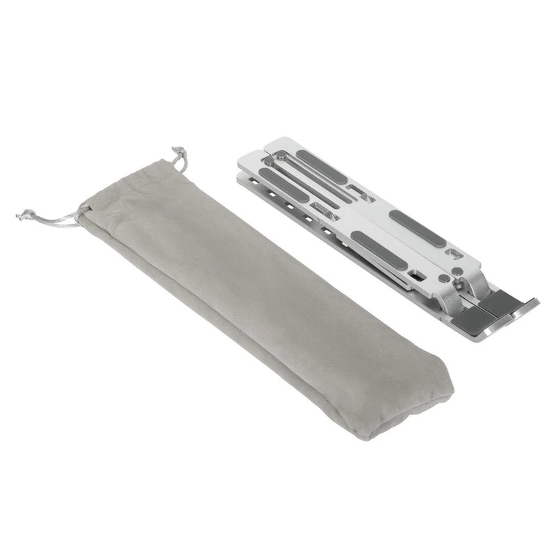Targus - Targus Laptop/Tablet Portable Stand Ergonomic Aluminum Fits 10 - 15in Screens Foldable with Pouch - Silver
